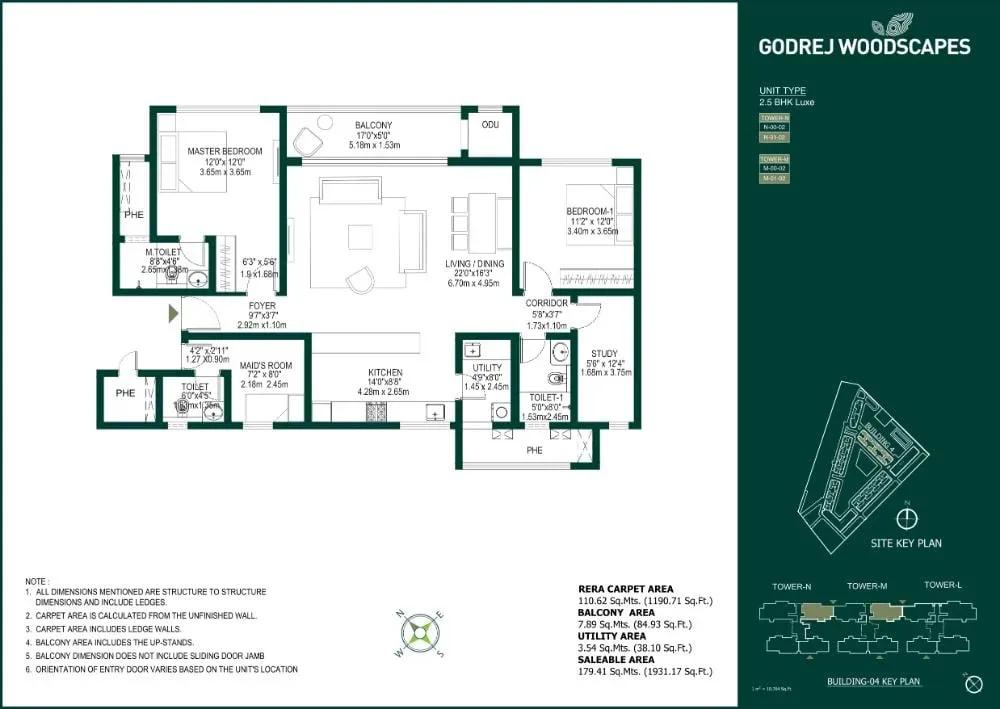 Godrej Woodscapes floor plan