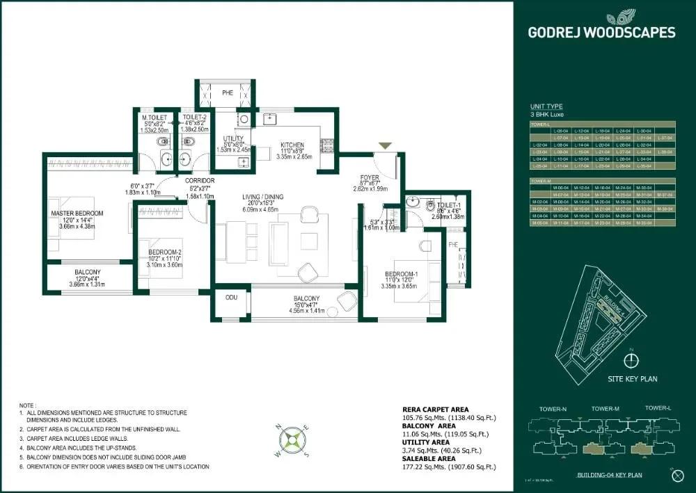 Godrej Woodscapes floor plan