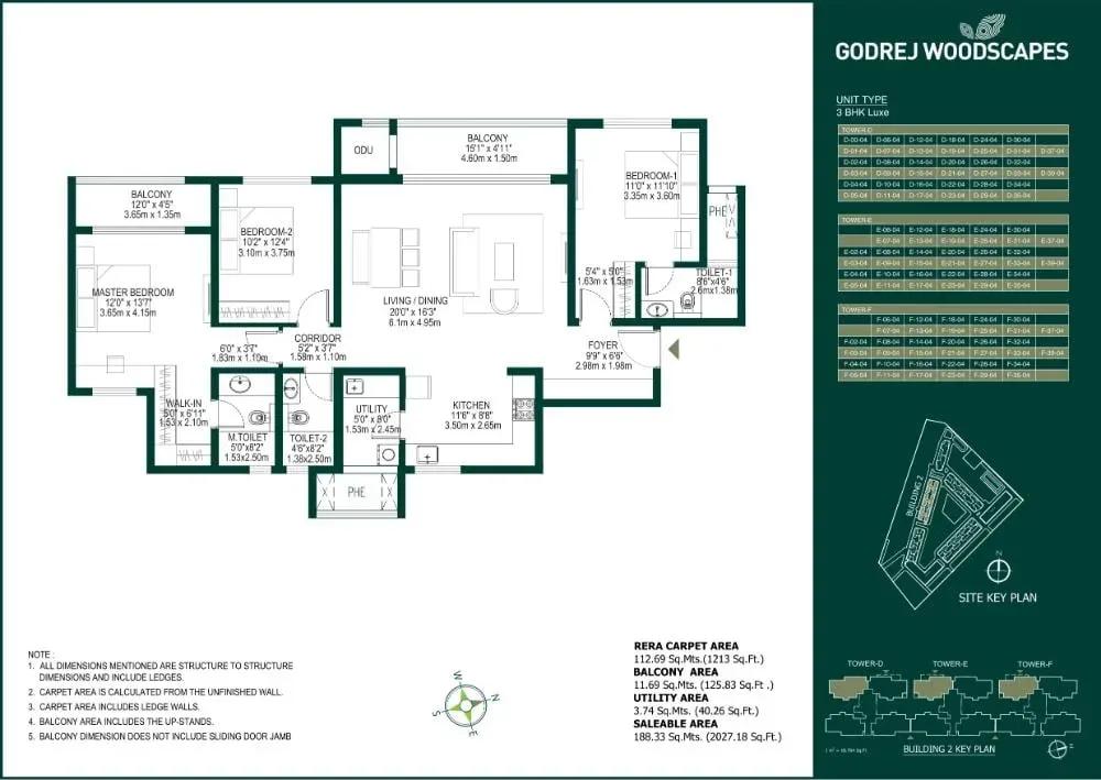 Godrej Woodscapes floor plan