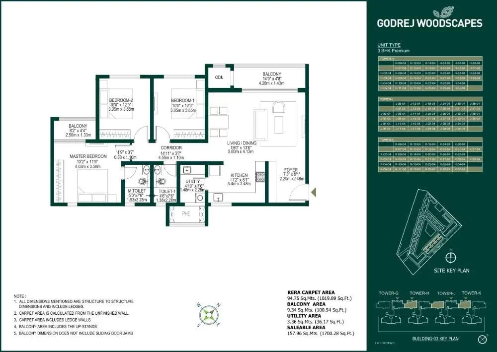 Godrej Woodscapes floor plan