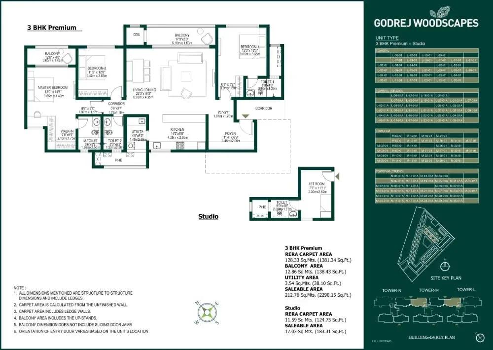 Godrej Woodscapes floor plan