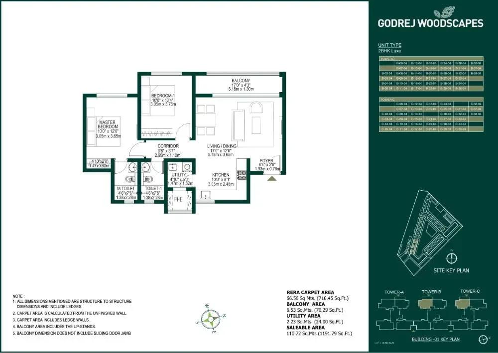 Godrej Woodscapes floor plan