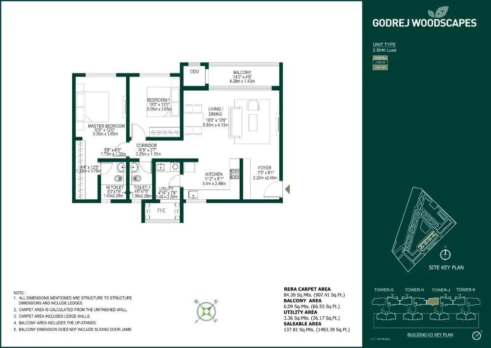 Godrej Woodscapes floor plan