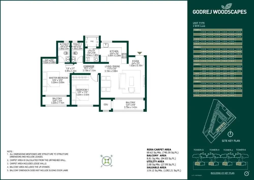 Godrej Woodscapes floor plan