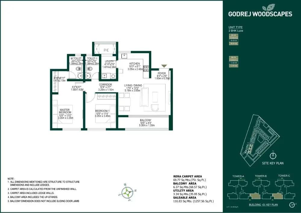 Godrej Woodscapes floor plan