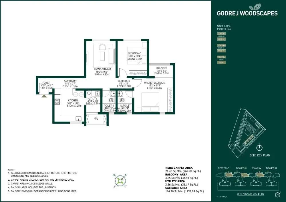Godrej Woodscapes floor plan