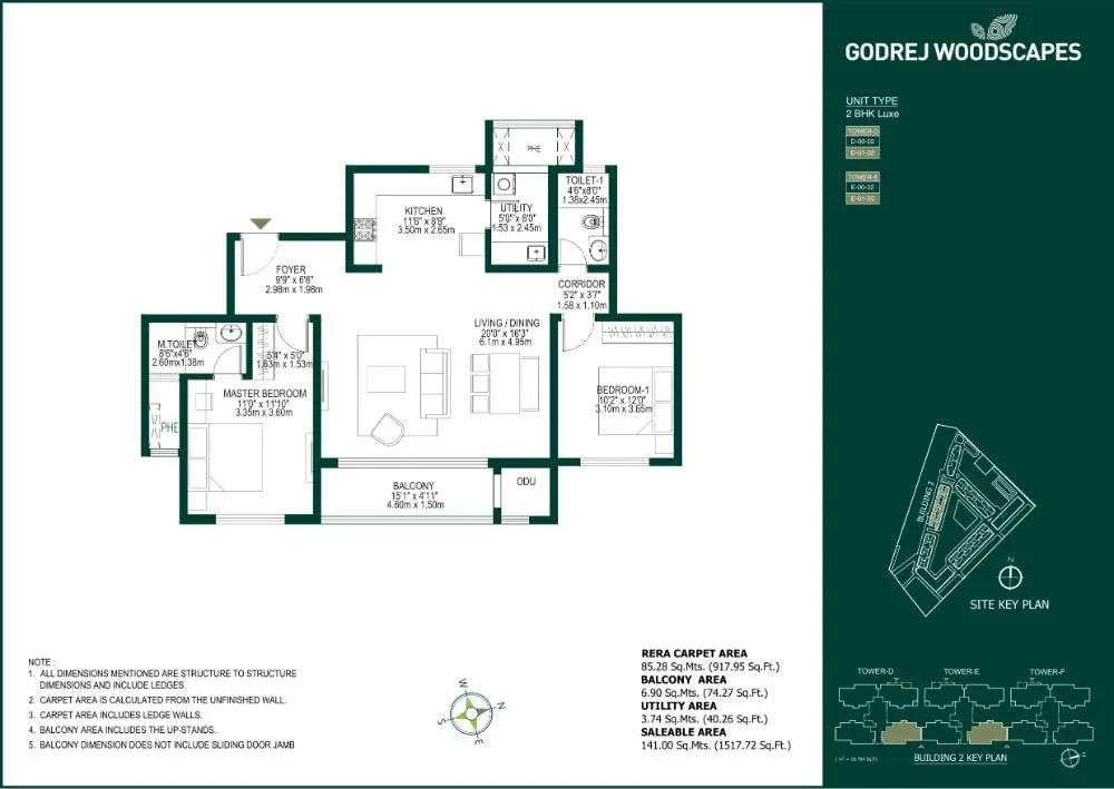 Godrej Woodscapes floor plan