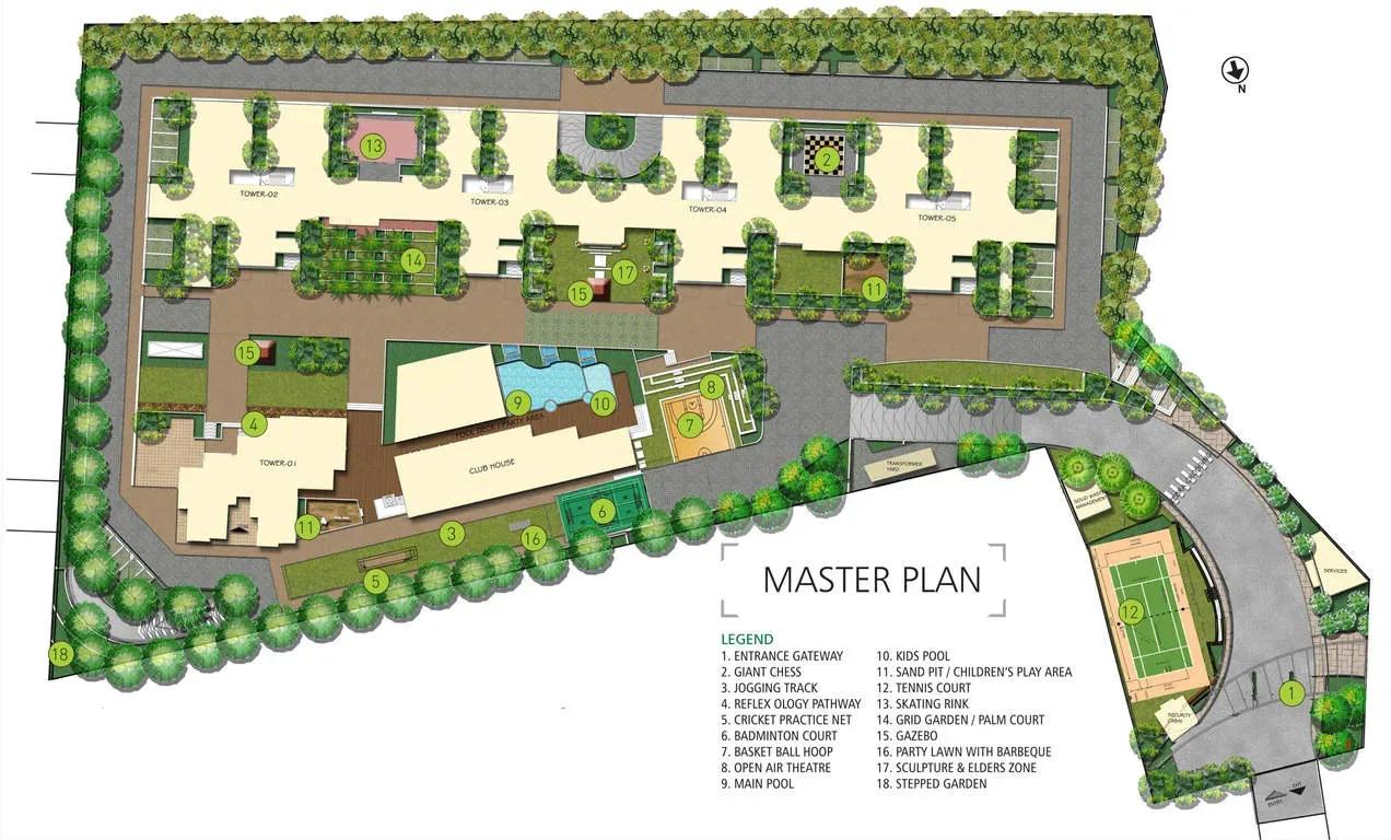 Golden Panorama apartments master plan