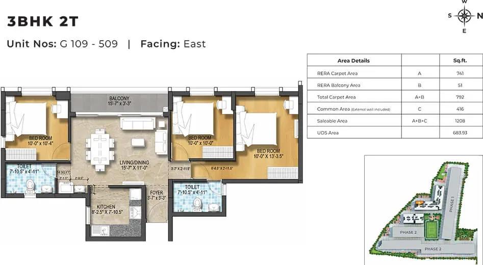 TVS Emerald Green Enclave Harmony apartments