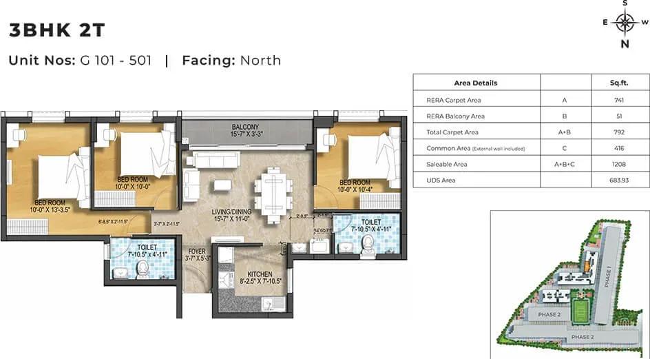 TVS Emerald Green Enclave Harmony apartments