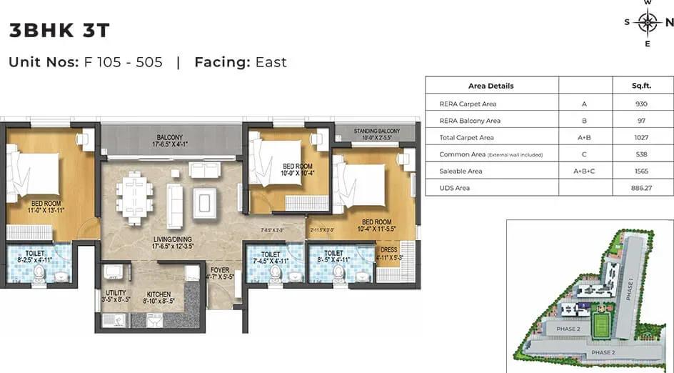 TVS Emerald Green Enclave Harmony apartments