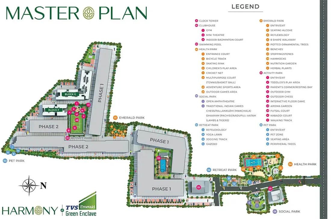TVS Emerald Green Enclave Harmony apartments