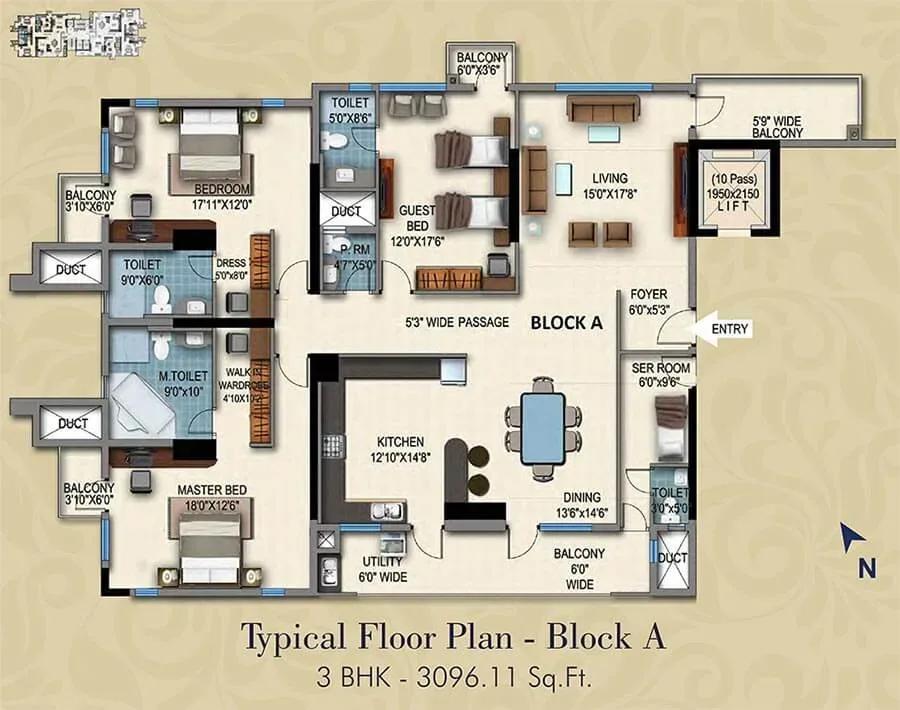 HM Grandeur apartments