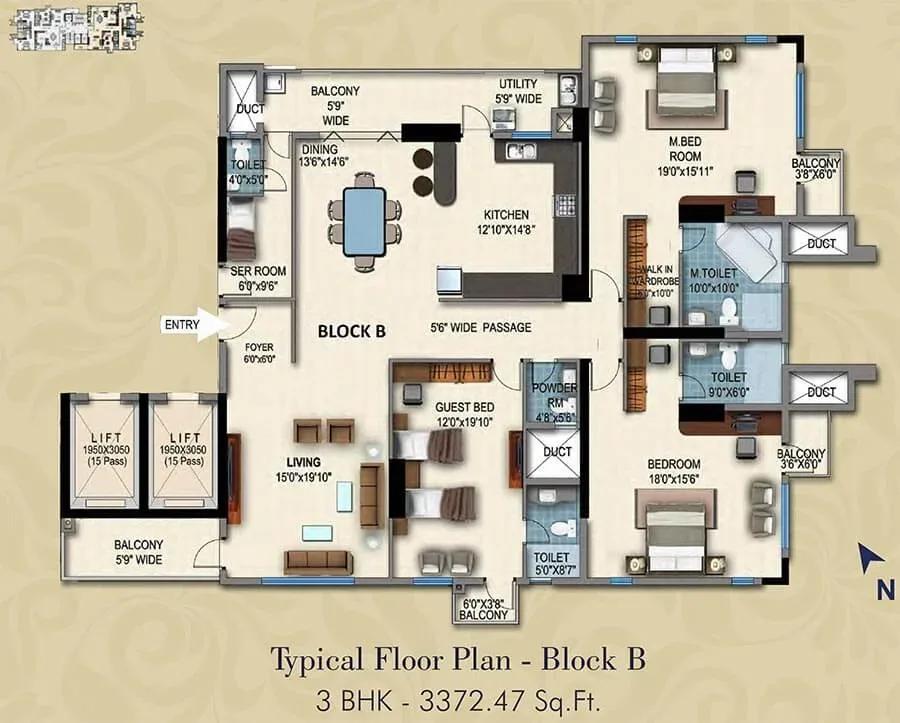 HM Grandeur apartments