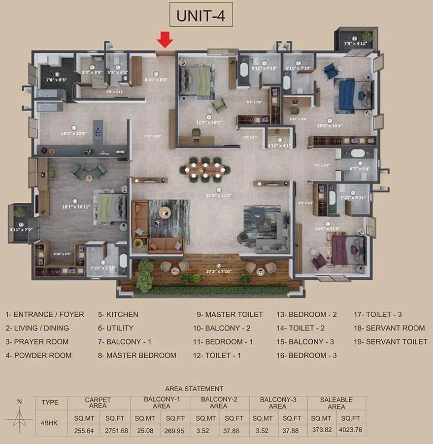 Incor The Eighty apartments