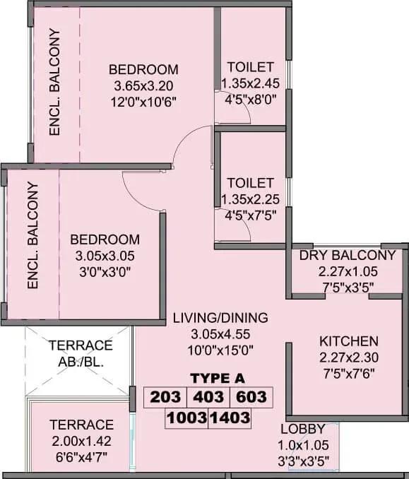 Kohinoor Coral apartments
