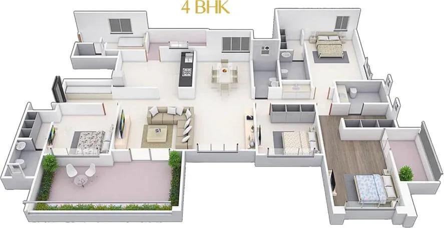 Kolte Patil 24K Stargaze floor plan