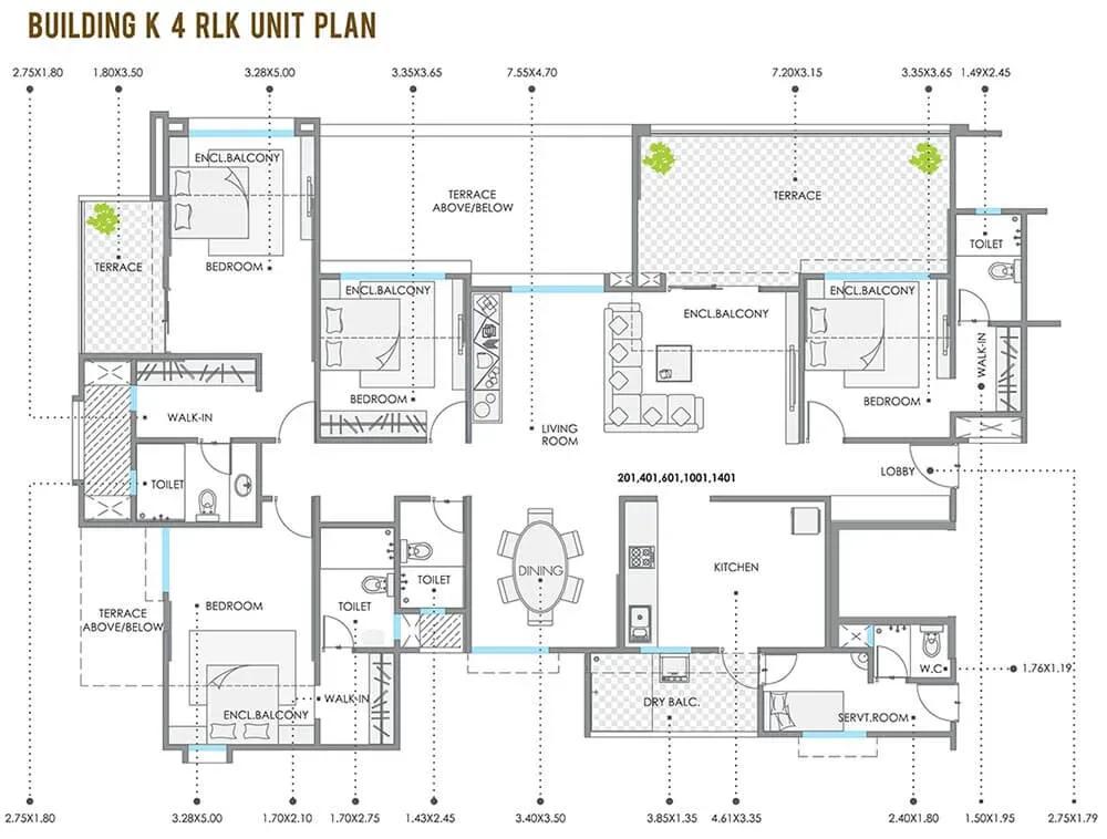 Kolte Patil 24K Stargaze floor plan