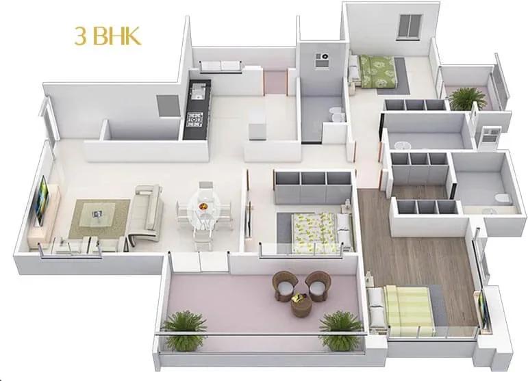 Kolte Patil 24K Stargaze floor plan
