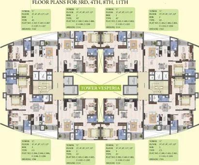Kolte Patil Mirabilis floor plan