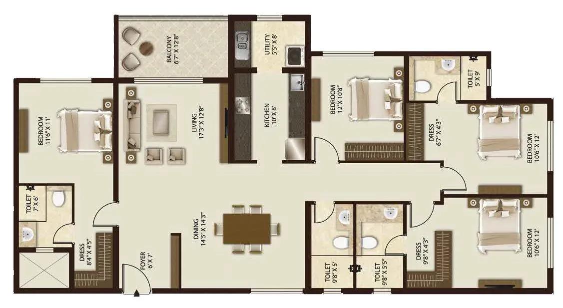 Legacy Salvador floor plan