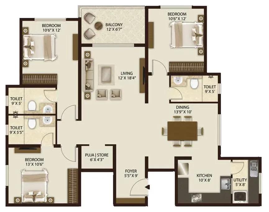 Legacy Salvador floor plan