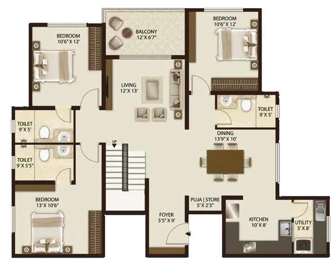 Legacy Salvador floor plan