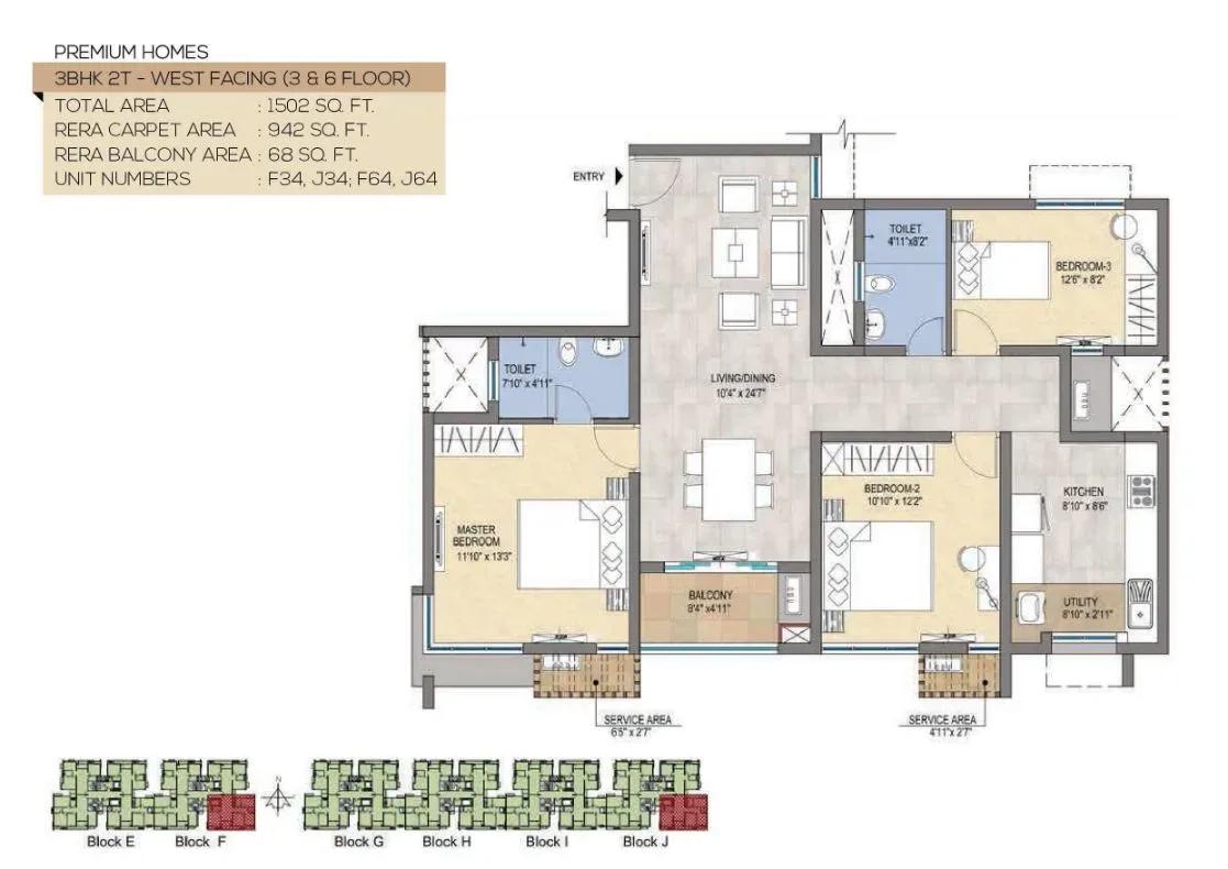 TVS Emerald Peninsula Magnific apartments