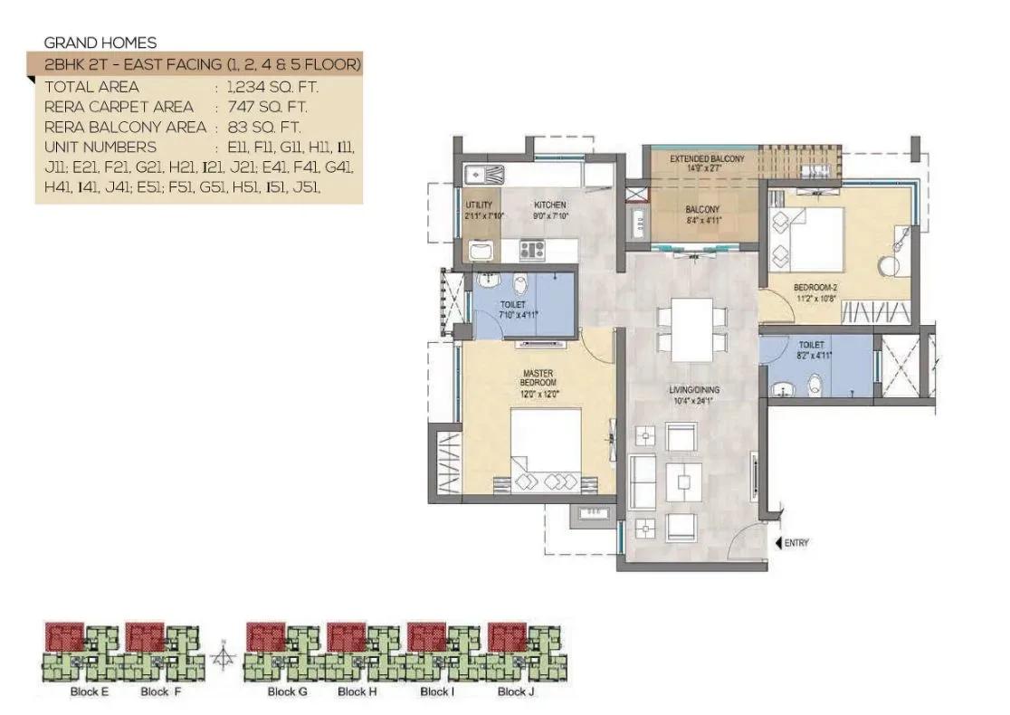 TVS Emerald Peninsula Magnific apartments