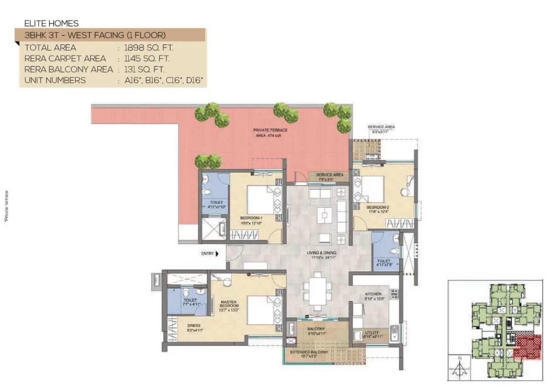 TVS Emerald Peninsula Magnific apartments