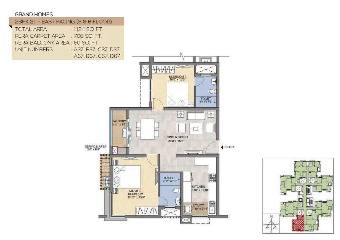 TVS Emerald Peninsula Magnific apartments