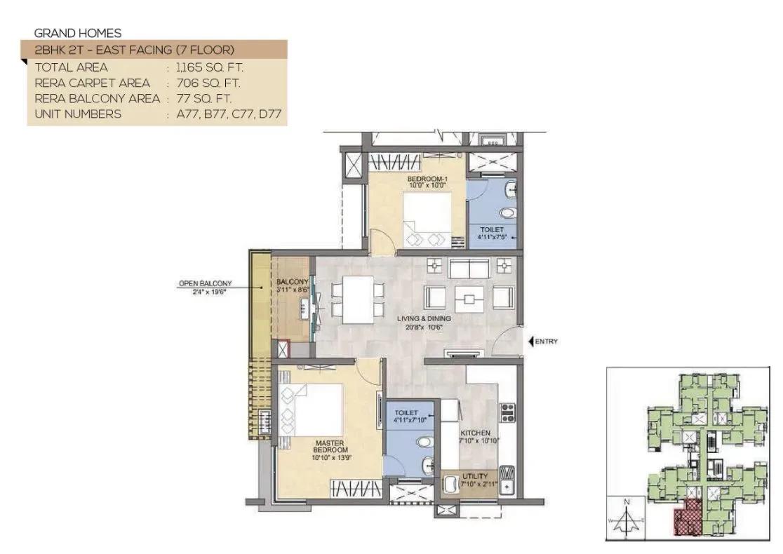 TVS Emerald Peninsula Magnific apartments