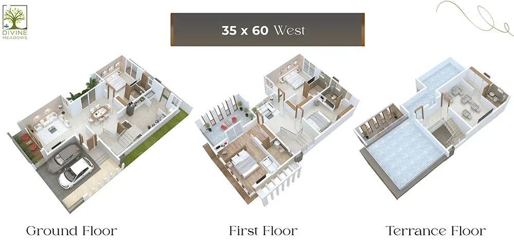 MJR Divine Meadows villas