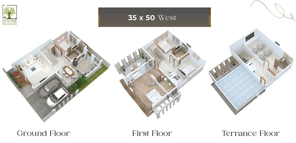 MJR Divine Meadows villas