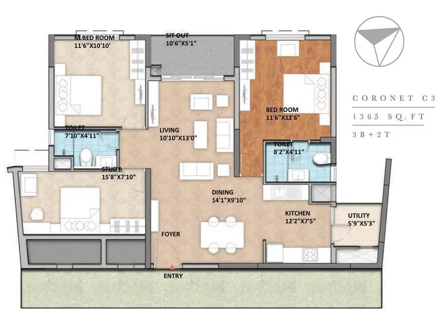 Monarch Aqua apartments