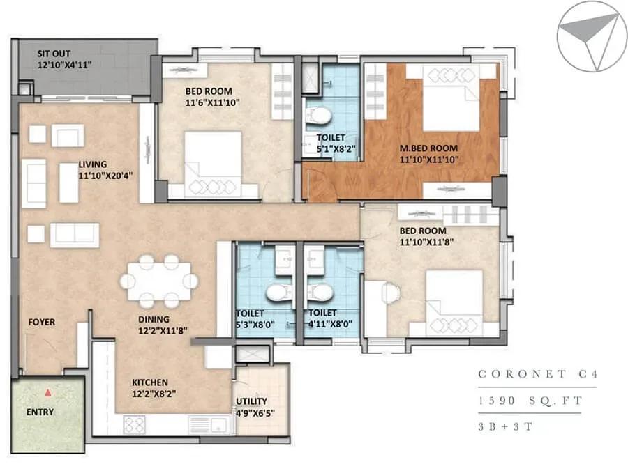 Monarch Aqua apartments