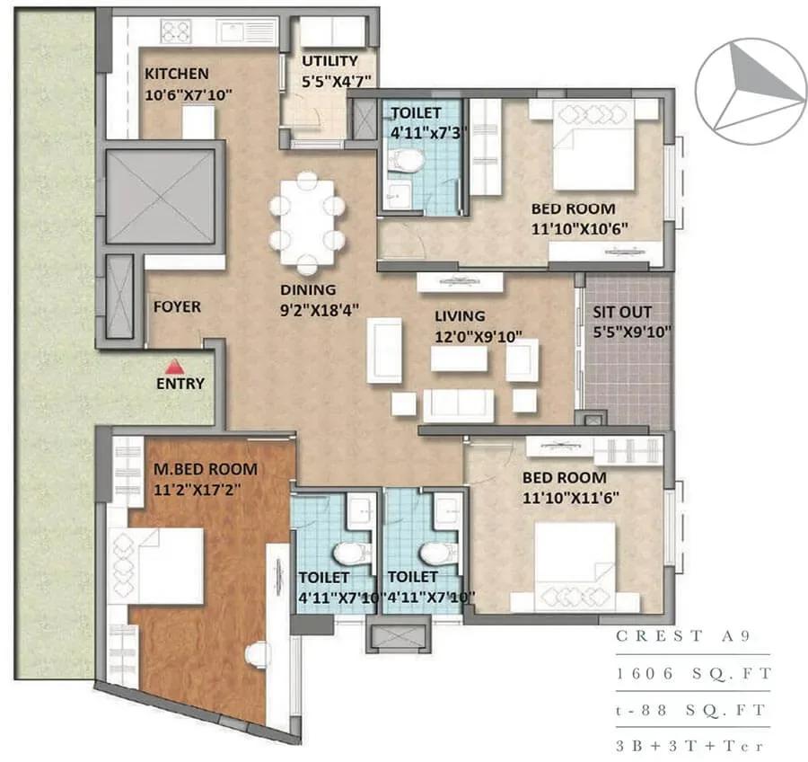 Monarch Aqua apartments