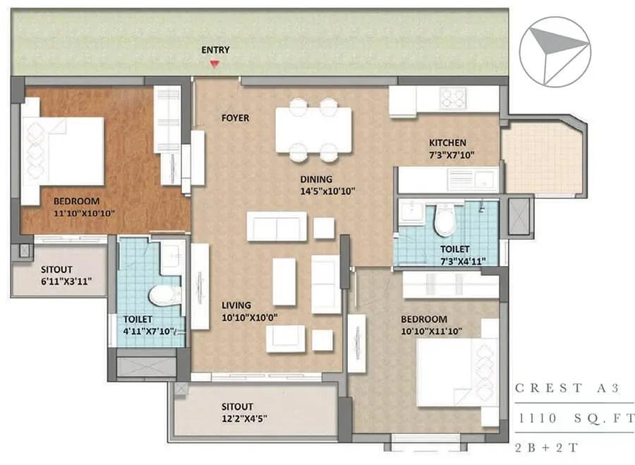 Monarch Aqua apartments