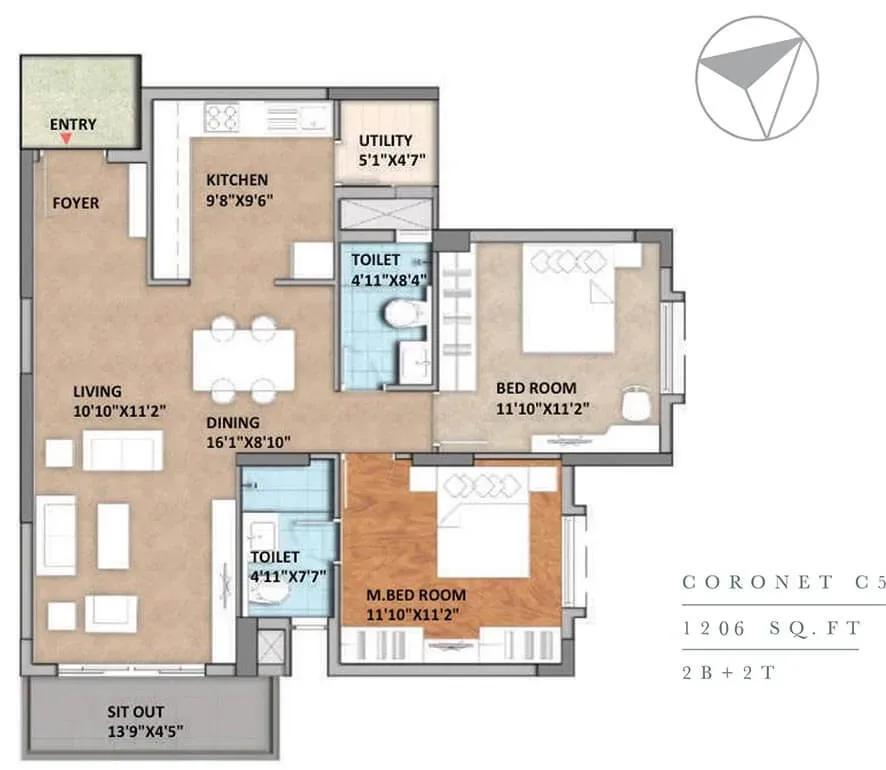 Monarch Aqua apartments