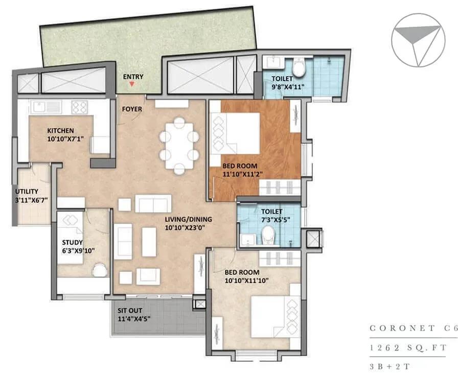 Monarch Aqua apartments