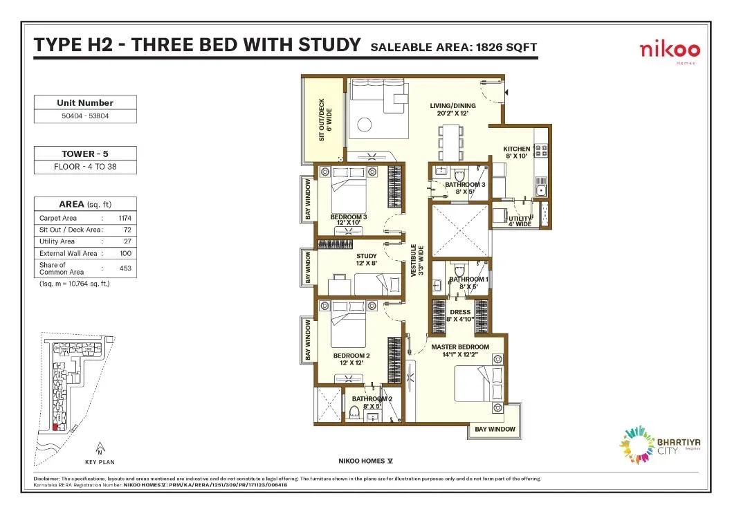Nikoo Homes 5 Phase 2 apartments