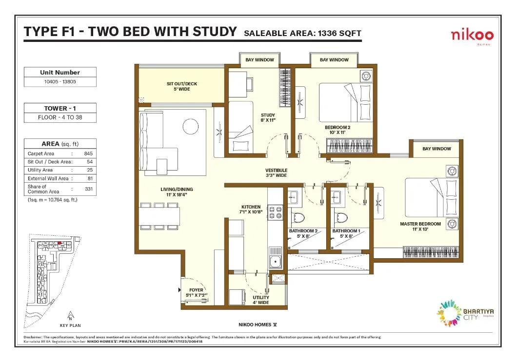 Nikoo Homes 5 Phase 2 apartments