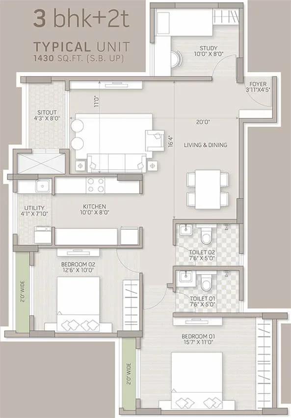 Orchid Salisbury floor plan