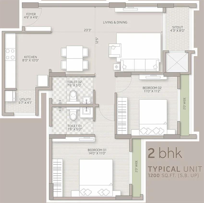 Orchid Salisbury floor plan