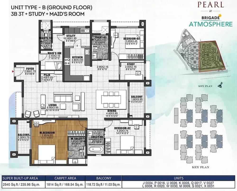 Brigade Atmosphere Pearl floor plan