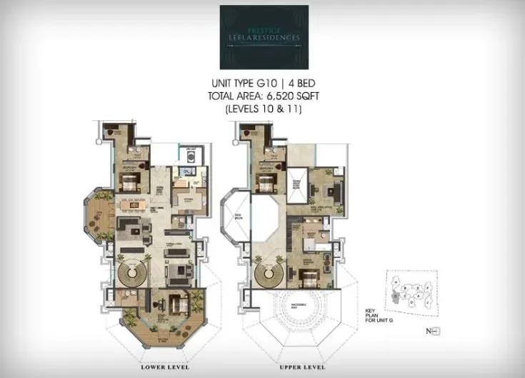 Prestige Leela Residences apartments