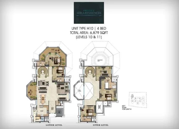 Prestige Leela Residences apartments