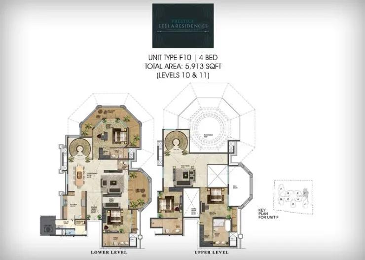 Prestige Leela Residences apartments