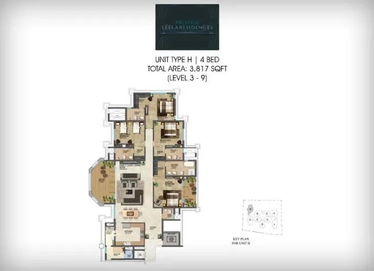 Prestige Leela Residences apartments