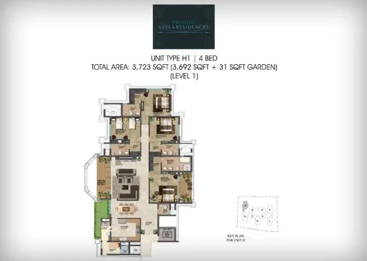 Prestige Leela Residences apartments